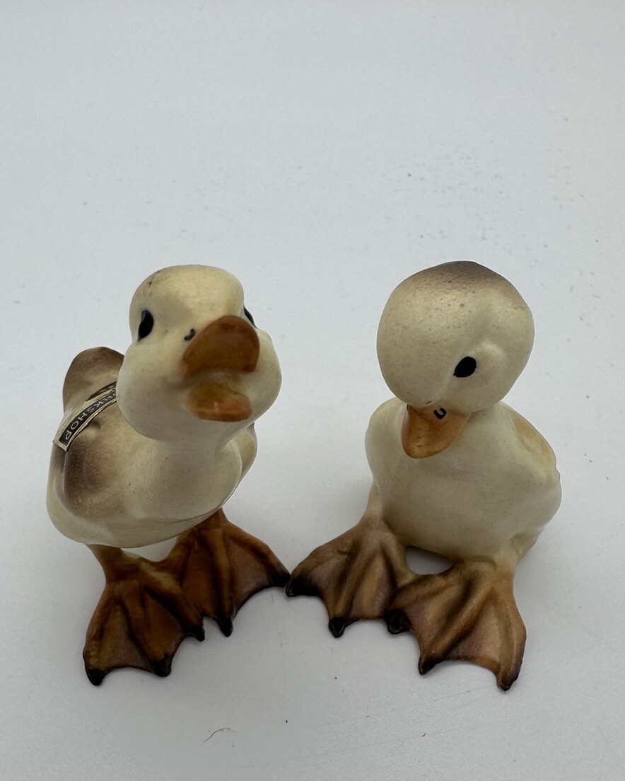 HTF Vintage Monrovia Hagen Renaker DW Duckling Willie And Beep w
