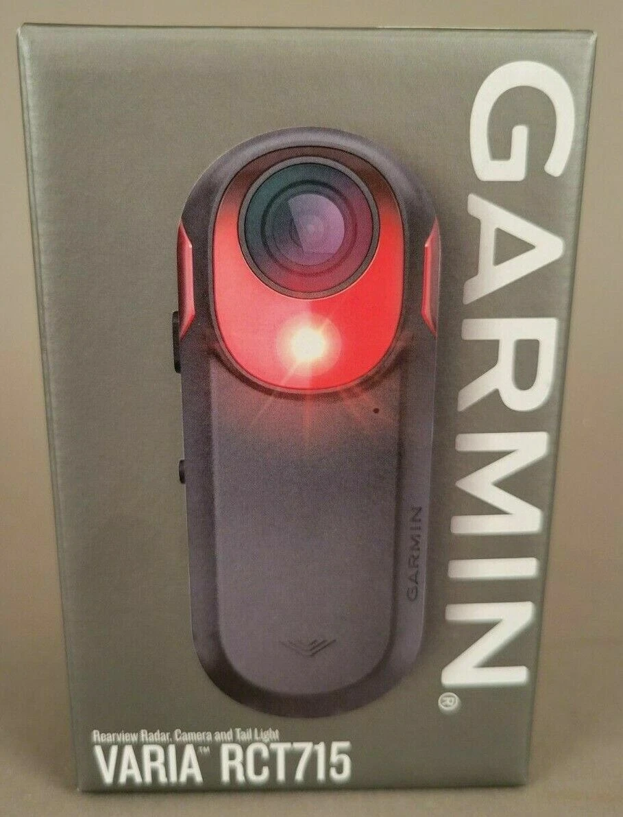 Garmin Varia RCT715 Rearview Radar with Camera and Taillight Rechargeable