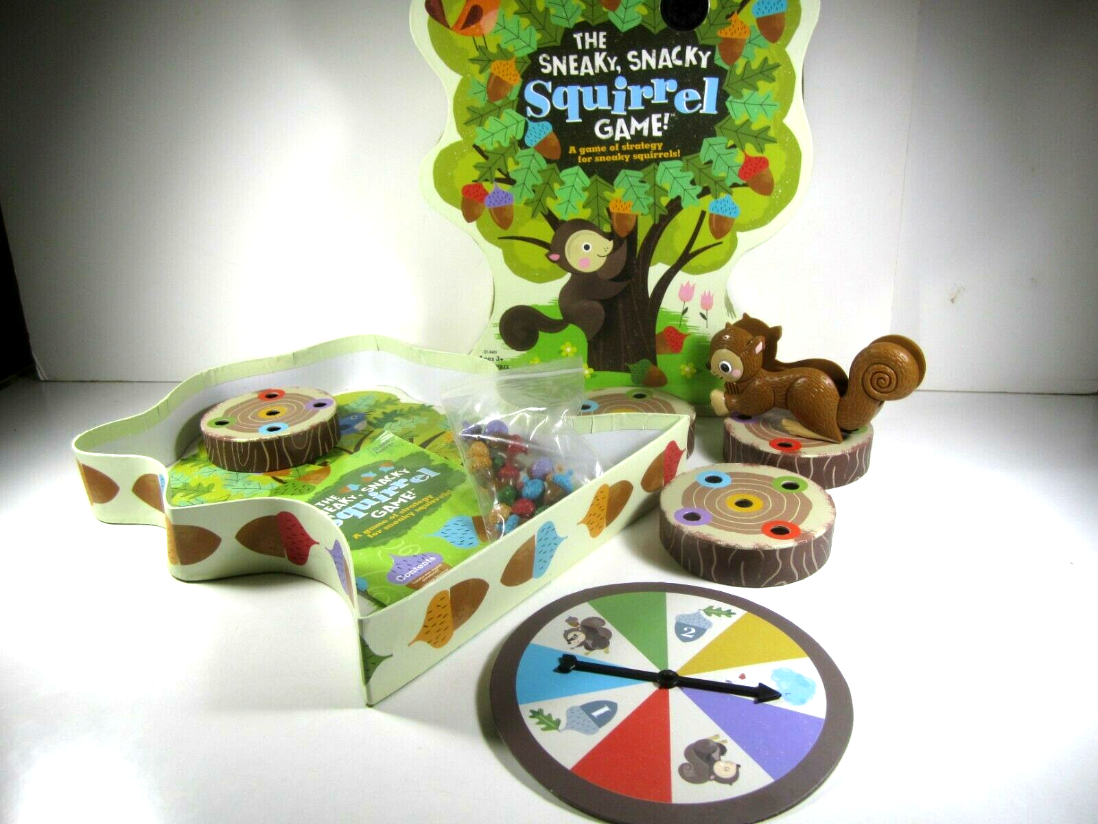 The Sneaky, Snacky Squirrel Game! Educational Insights age + acorns  complete | eBay