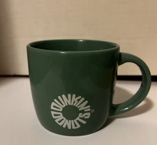 Dunkin Donuts Seafoam Green Luster Glaze Ceramic Coffee Mug 2014