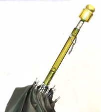 Vintage Antique Ladies Woman Plastic Handle Tent Designer Parasol Umbrella Old