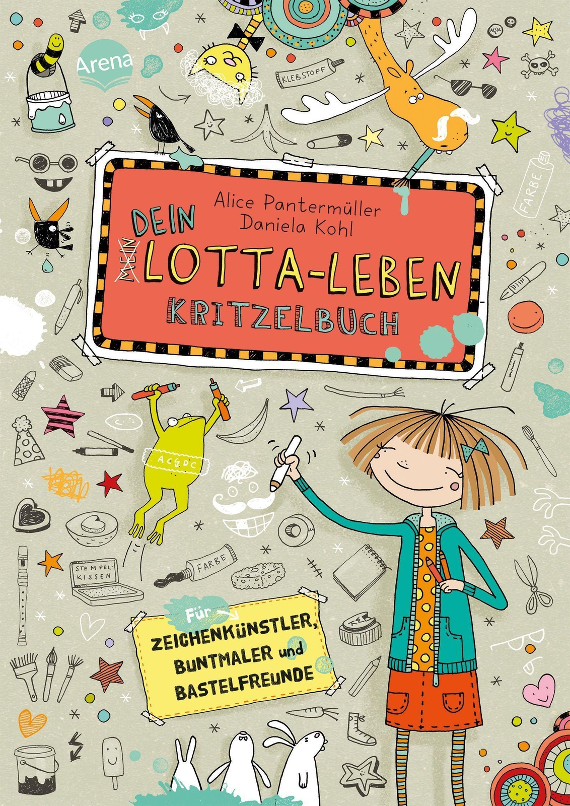 Dein Lotta-leben. Kritzelbuch | Für Zeichenkünstler, Buntmaler Und