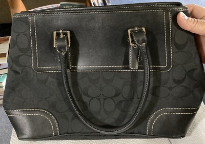 美品 2207 Vintage Coach Totebag Black -1117Wx1400H-410476835-b4bk-