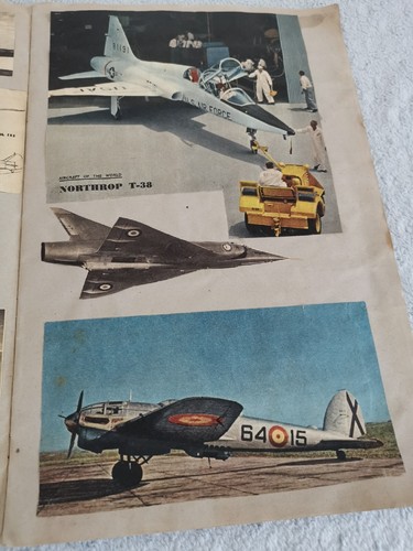 1940's WW2 Scrapbook Post-War Airplanes 37 Pages, Vintage Old Planes, Very Rare✨ - Picture 10 of 24