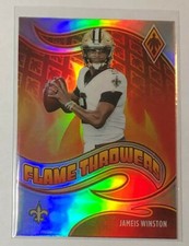 Jameis Winston SILVER PRIZM - Flame Throwers Insert - 2021 Phoenix Football