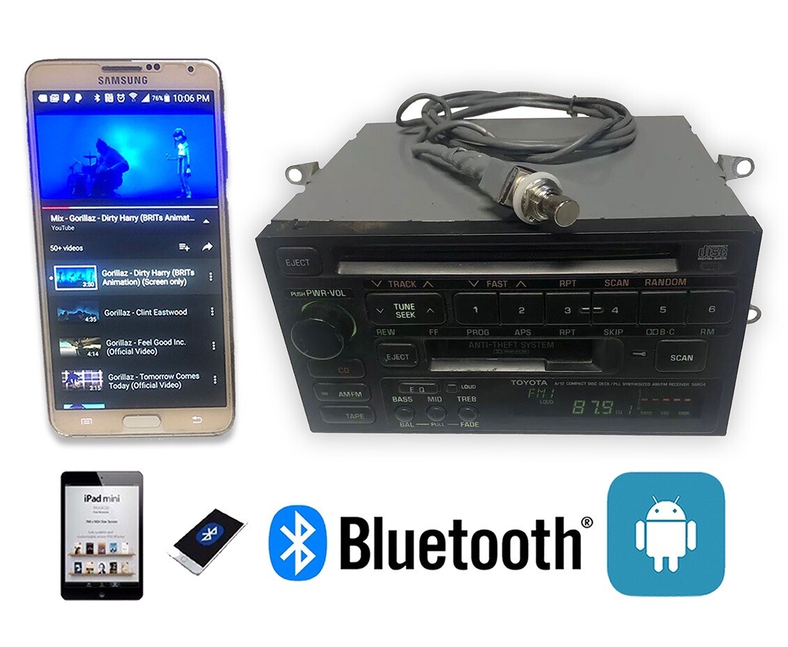 邦楽 Ce ✓92-95 Toyota 4Runner Land Cruiser AMFM CD Radio 86120-33100