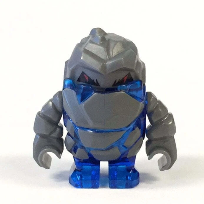 LEGO Power Miners Rock Monster Glaciator Minifigure Trans-Dark Blue - Image 2 of 2