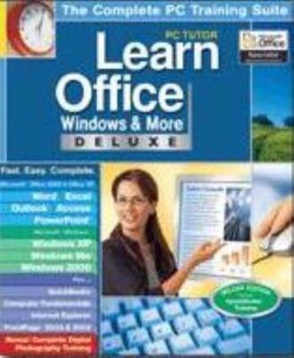 PC Tutor: Learn Office Windows & More Deluxe PC CD computer program skills tools