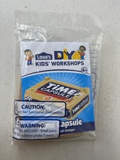 Lowe's Time Capsule DIY Kid's Workshop Wooden Kit w/ Patch NEW