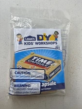 Lowe's Time Capsule DIY Kid's Workshop Wooden Kit w/ Patch NEW