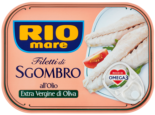 RIO MARE FILETTI DI SGOMBRO IN OLIO EVO PESCE AZZURRO RICCO OMEGA 3 LATTINA  135g | eBay