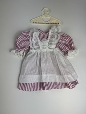 1992 Pleasant Company American Girl Samantha  s Striped Dress, Pinafore  Hanger