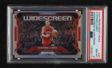 2024-25 Panini Prizm Draft Picks Widescreen Silver Stephen Curry #20 PSA 8 8d2