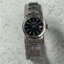 1970 Ladies Rolex Date Oyster Perpetual 6516 Black Dial Cal.1151 Vintage Watch