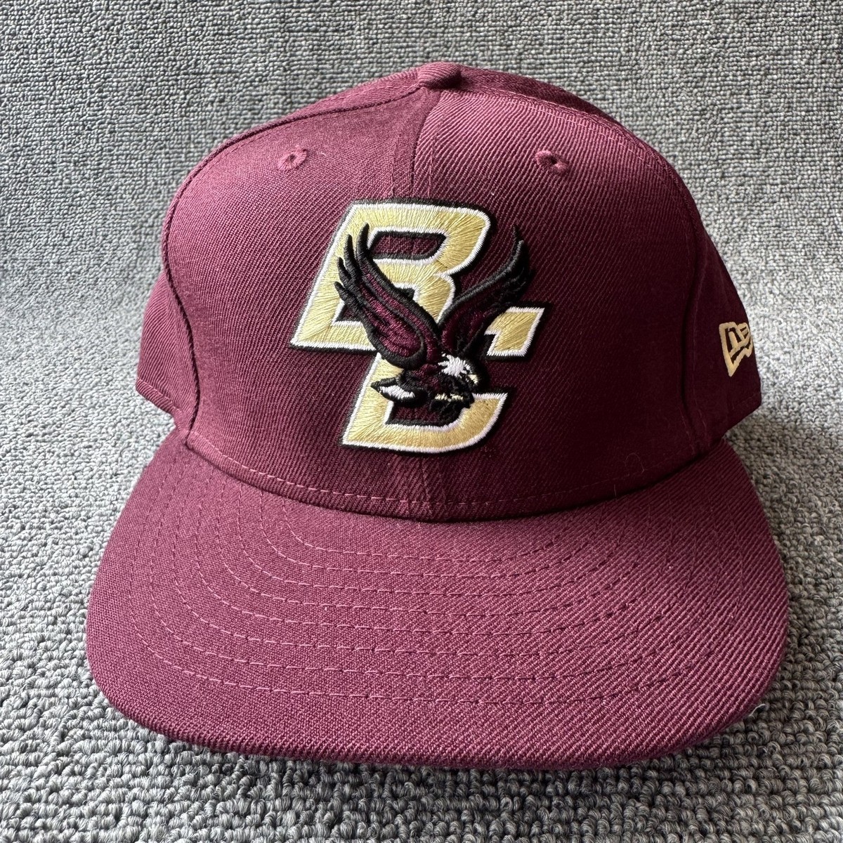 New Era Boston College Eagles 59FIFTY Fitted Maroon 7 5 8 Hat