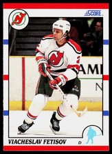 Viacheslav Fetisov, 1990-91 Score American, #62, New Jersey Devils, RC