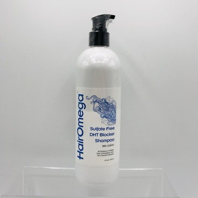 Hair Omega DHT Blocker Shampoo Caffeine Loss Growth Sulfate Free NEW SEALED474ml