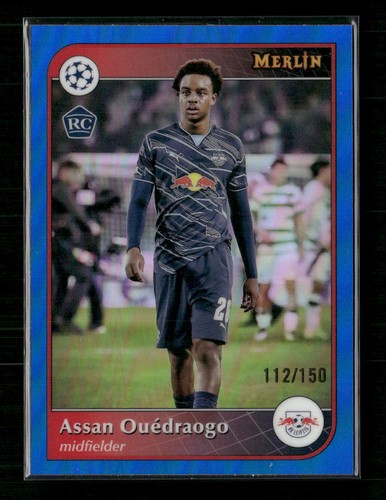 2024-25 Merlin UEFA Club Competitions Assan Ouédraogo RC Blue #/150 #70