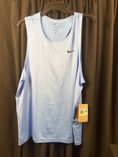 Men's Nike DV9833 Dri-Fit Primary Versatile Fitness Tank Top NEW Blue Medium