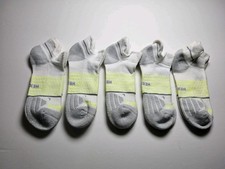 Bombas Hex-Tec Tennis Ankle Socks Lot Of 5 Pairs Size M All Labeled Lefts