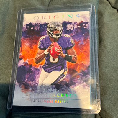 Panini 2020 Origins Lamar Jackson #71 Baltimore Ravens Football Card /175