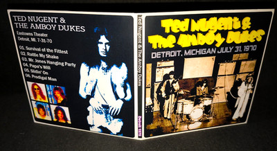 Ted Nugent & The Amboy Dukes Detroit 1970 Gate Fold CD Package NEW