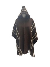 ALPACA Poncho UNISEX Handmade in Peru - CHOOSE YOUR COLOR