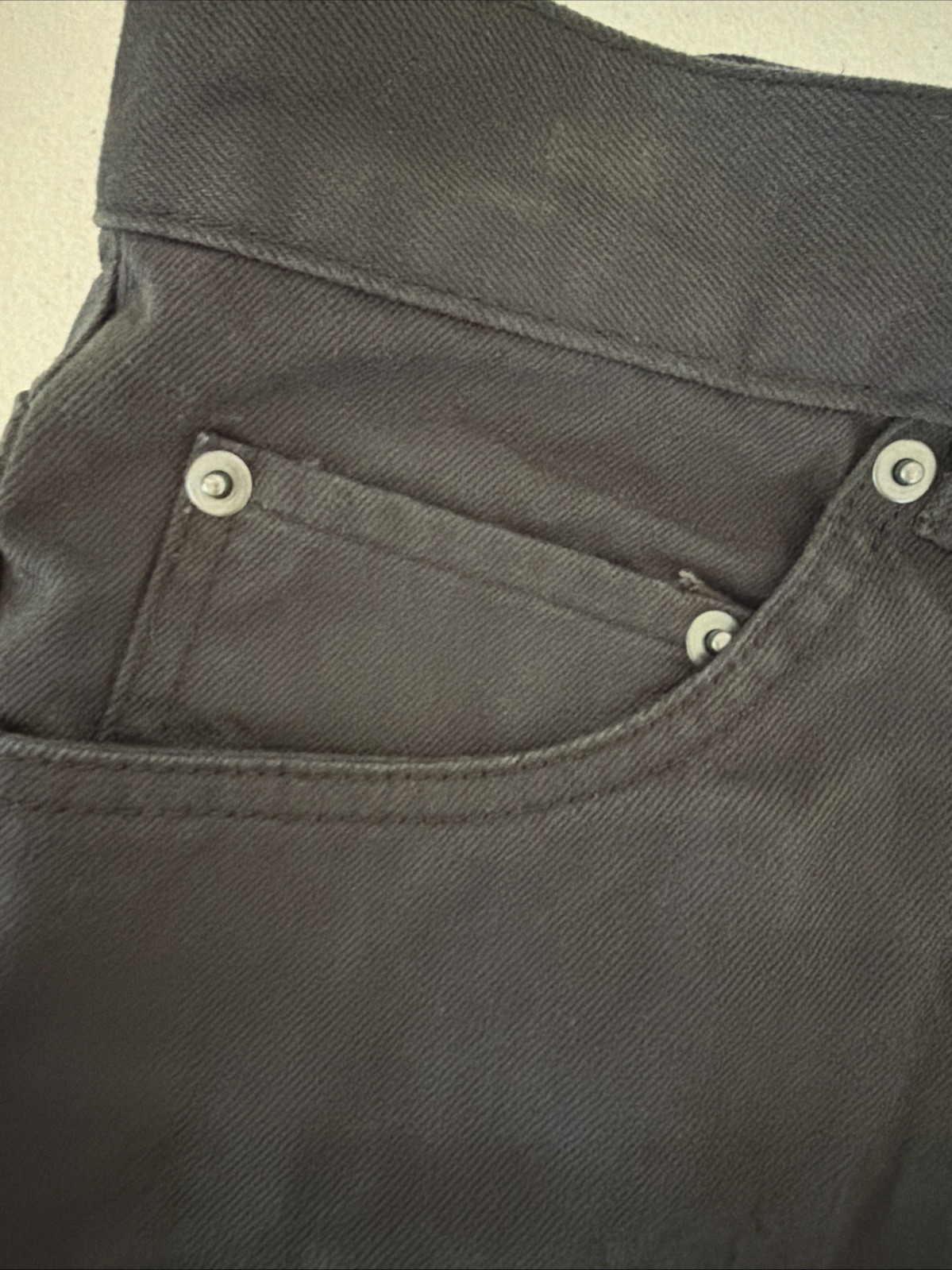 Adventuridge Mens Flannel Lined Jeans 38x32 NWT Dark Gray Plaid Insulated Pants image 4