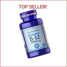 Puritan's Pride Timed Release Vitamin B-12 1000mcg, Vegetarian Dietary Supplemen