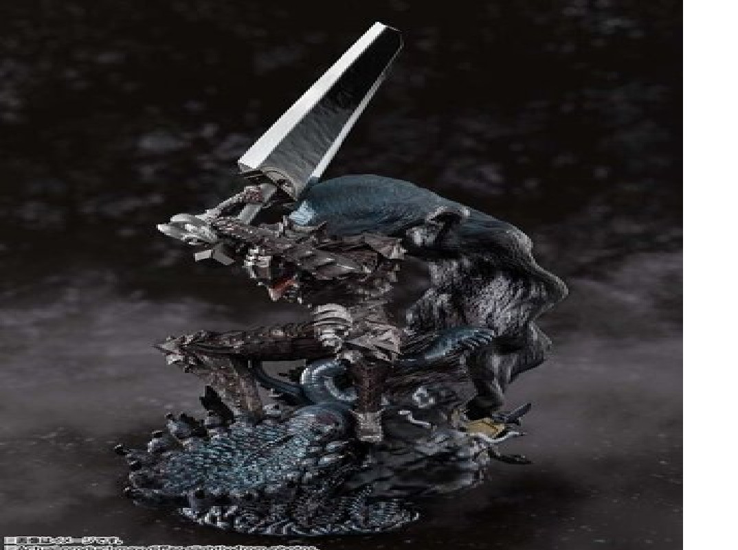 Berserk Figuarts CERO Tacto Metálico PVC Estatua Guts Berserker Armadura 35 cm