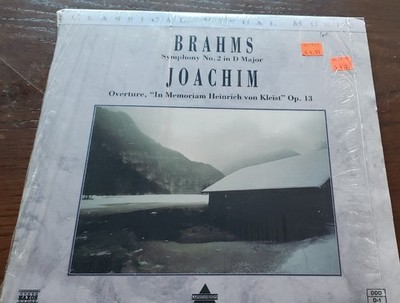 Brahms Symphony No. 2 in D Major & Joachim Overture Laserdisc Lumivision New