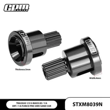 GPM Carbon Steel Front/Rear Diff Outdrive Cup TRAXXAS 1/6 Funco Pro Sand Car 8S