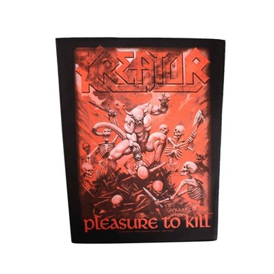 Large Kreator Pleasure To Kill Sew On Battle Jacket Patch - OFFICIAL
