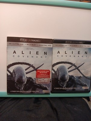 Alien: Covenant 4K Ultra HD Blu-ray /Blu-ray Tested Excellent Disc W/ Slipcover