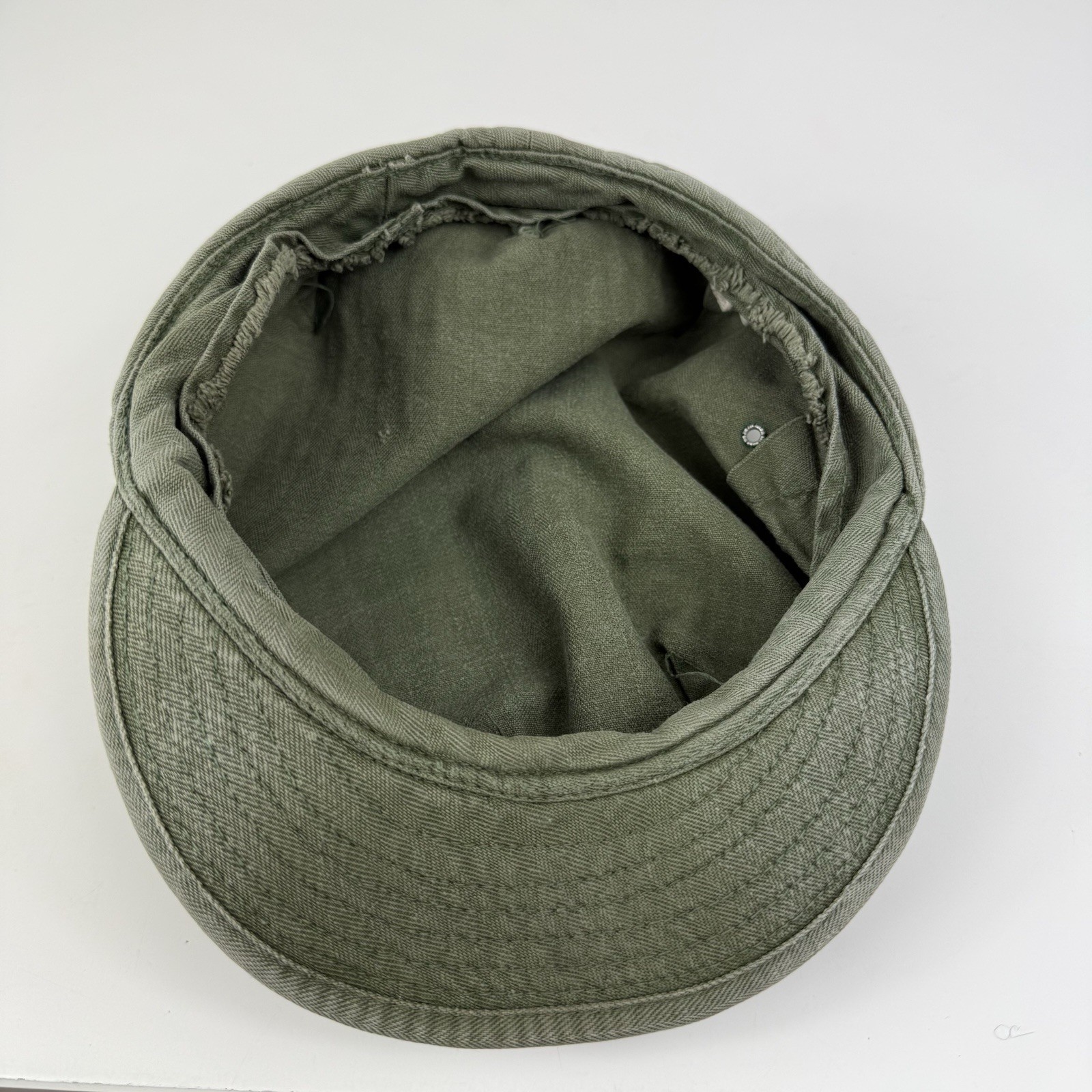Vintage WW2 Era US Army Utility Field Cap Hat HBT Herringbone Twill | eBay