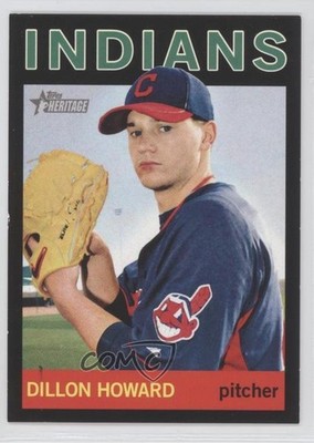 2013 Topps Heritage Minor League Edition Black 14/96 Dillon Howard #76 0a2