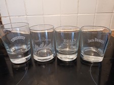 Set of 4 Whisky/Liquer Homebar Glasses/Tumblers