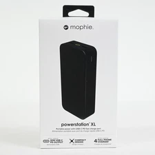 mophie Powerstation XL Power Bank - 20,000 mAh - Fast Charging - Black