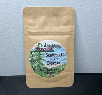 Dulse & Rugosa Seaweed to the Rescue Blend Skin Detox Nourish Soothe Mask Maine