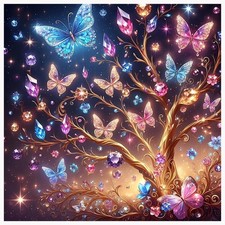 Tree of Life Diamond Painting Kits, 5D Special Shape Diamond Art Kits for Adults