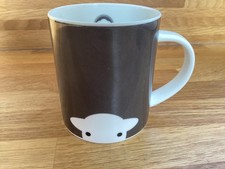 Genuine Herdy Mug Peep Grey Bone China Discontinued