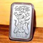 Pit Bullion Happy Father's Day - 1 oz Antiqued .999 Fine Silver Bar 01/50 Minted