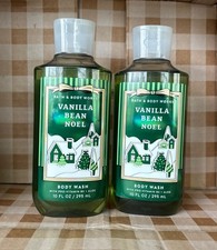 Bath Body Works Vanilla Bean Noel Body Wash, Set Of 2. New