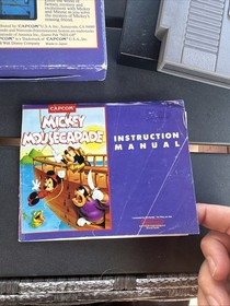 Nintendo NES Game Mickey Mousecapade CIB Complete In Box 