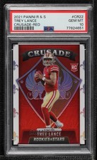 2021 Panini Rookies & Stars Crusade Red Prizm 7/99 Trey Lance PSA 10 GEM MT 5l2