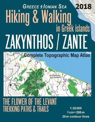 Sergio Mazitto Zakynthos / Zante Complete Topographic Map Atlas 1 (Taschenbuch)