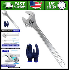 24-inch Adjustable Wrench 2-12-inch Jaw Metricsae Chrome Steel
