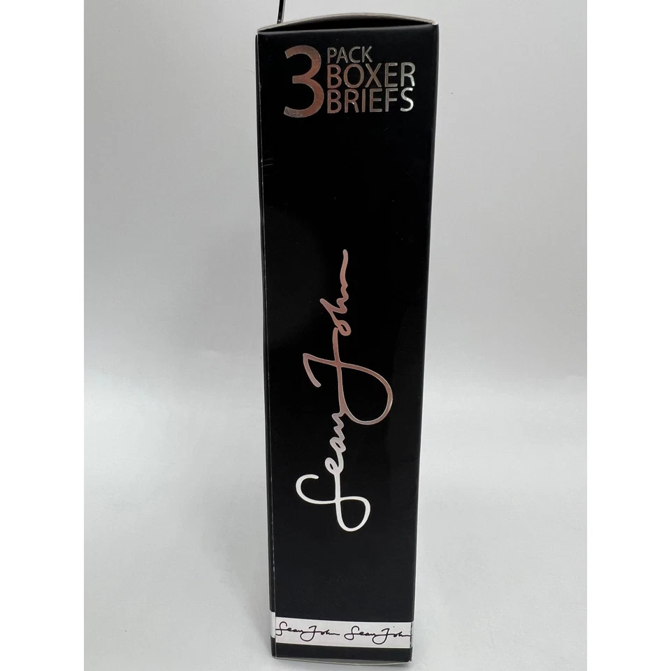 Paquete de 3 calzoncillos boxer de rendimiento negros talla S de Sean John para hombre Foto 4 de 4