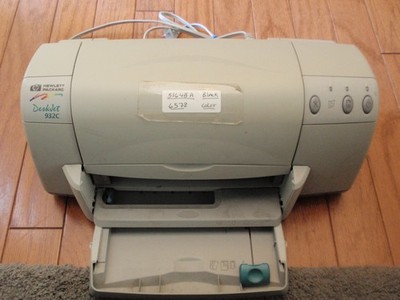 Hewlett Packard DeskJet 932C Vintage USB Parallel Inkjet Printer C6427B (No Ink)