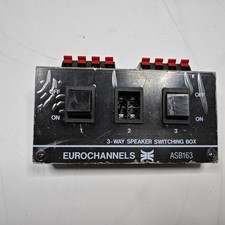 Eurochannels ASB163 3-Way Speaker Switch - Untested, For Parts